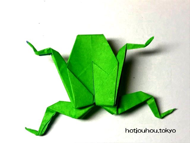 カエルの折り紙 簡単 かわいい 飛ぶ 立体まで図解や動画で紹介 暮らしの情報局