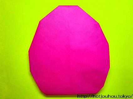 イースターの折り紙 卵 エッグ の折り方 絵を描いて飾っちゃお 暮らしの情報局