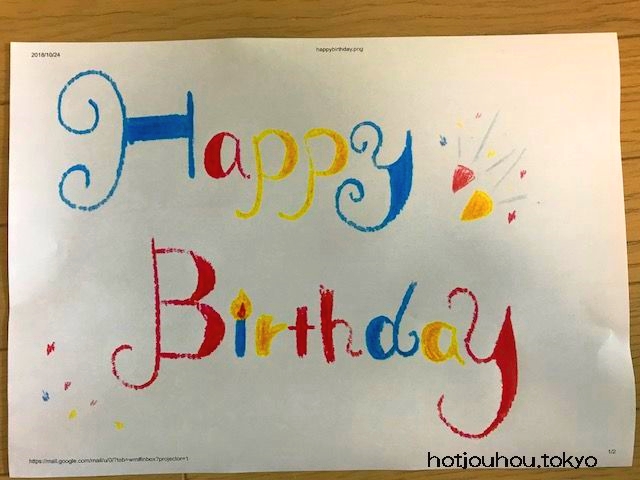 黒板アートで誕生日の文字 Happy Birthdayが簡単に書けるよ ためになる暮らしと芸能情報
