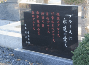 青江三奈石碑